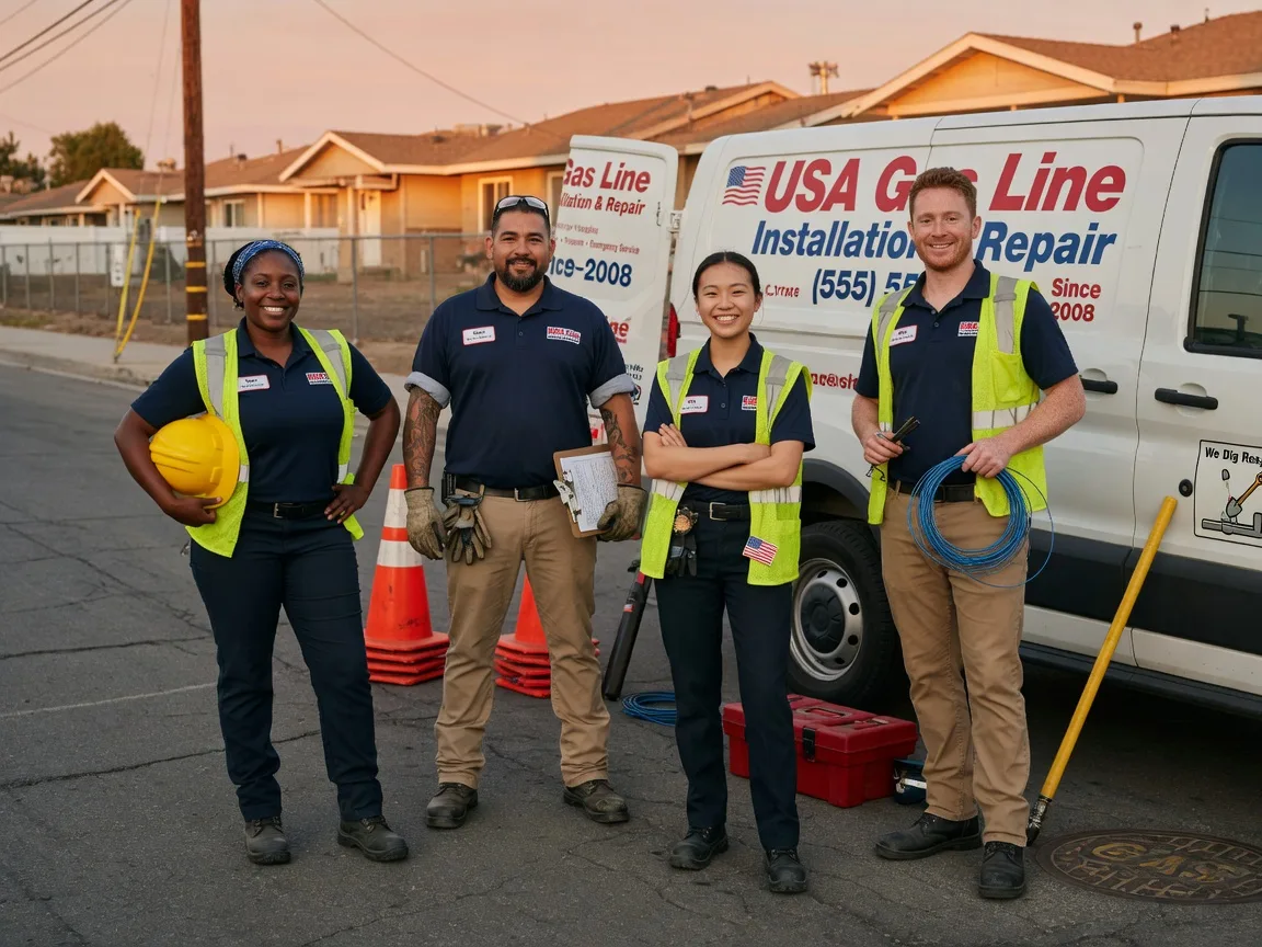 Gas Line Installation company in Walshville, IL